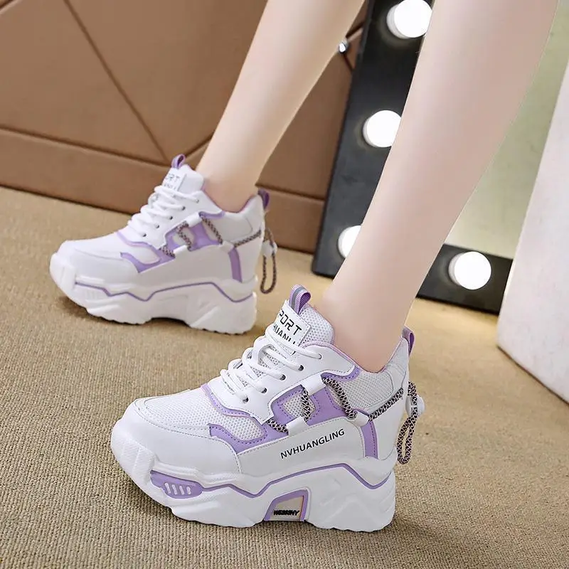 Neue Mode Turnschuhe Frauen Schuhe Plattform Frauen Mesh Atmungsaktive Vulkanisierte Schuhe Keil Casual Schuhe Frau Sommer Zapatos Mujer7