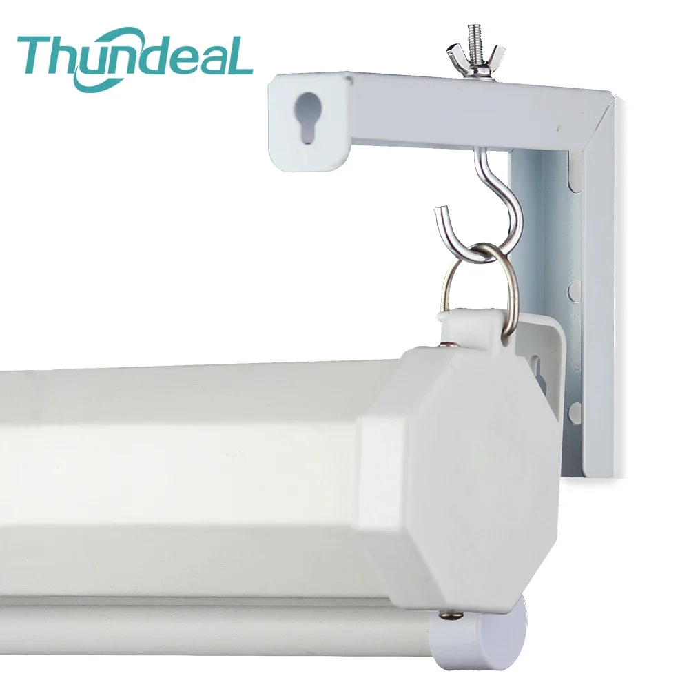 Universal Einstellbare Projektor Bildschirm Montage Haken Projektion Bildschirm Wand Hängen L-Halterung Film Bildschirm Vorhang Montieren Haken Kit Image