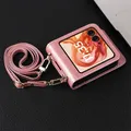 Polso a tracolla con custodia per telefono a portafoglio Moto Razr 50/Razr 50S per Motorola Razr 50 Ultra Moto Razr50 2024 con custodia porta carte