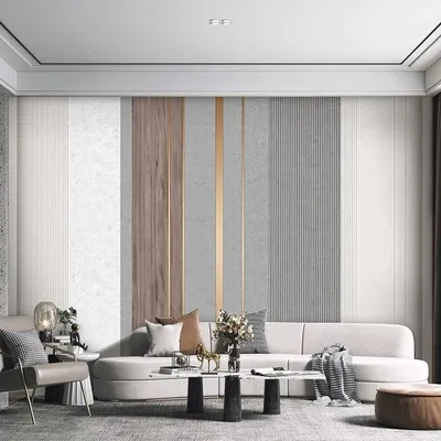 Benutzerdefinierte Wandbild Tapete Moderne 3D Streifen Linie Geometrische Wand Malerei Wohnzimmer TV Image