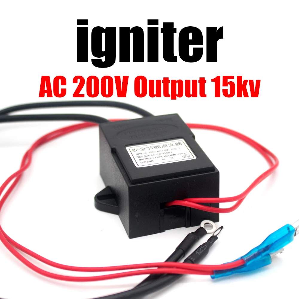 Accenditore ad alta tensione AC 220V per fornello a olio EFI a combustibile elettronico generatore ad alta tensione a impulsi 15kv 24 ore di arco di lavoro
