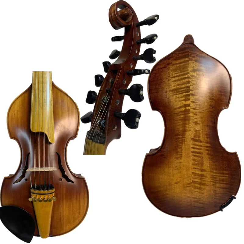 Barock Stil SONG Maestro 6x6 saiten 4/4 violine, riesige und kraftvollen sound #14990 Image