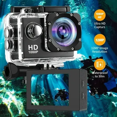 Full HD 1080P wasserdichte Kamera 2,0 Zoll Camcorder Sport DV Go Car Cam Pro Mini Sport DV Camcorder mit Cam-Zubehör