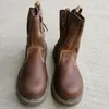 Careaymade-Damenschuhe aus echtem Leder, reine hand gefertigte Herren stiefel, mongolische High-Top-Outdoor-Stiefel, große Pferdes tiefel