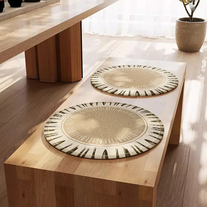 1 Stück Sommer-Smoothie Rundes Sitzkissen Hochwertiges Eisseide-Restaurantstuhlkissen Rutschfestes Gesäßpolster Stuhlsitzkissen