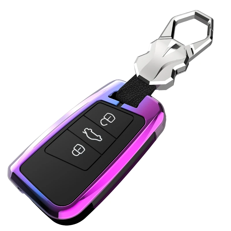 Zink legierung Auto Remote Key Case Cover Shell für VW Volkswagen Passat B8 Magotan für Skoda Kodiaq hervorragende A7 Smart Keyless Image