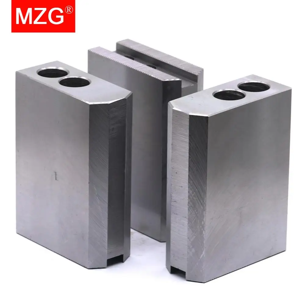 MZG 8 inch 50 60 70 80 mm Heighth Hohl Weichen Backe für CNC Drehmaschine Bohren Halter Schneiden Werkzeug Loch bearbeitung Image