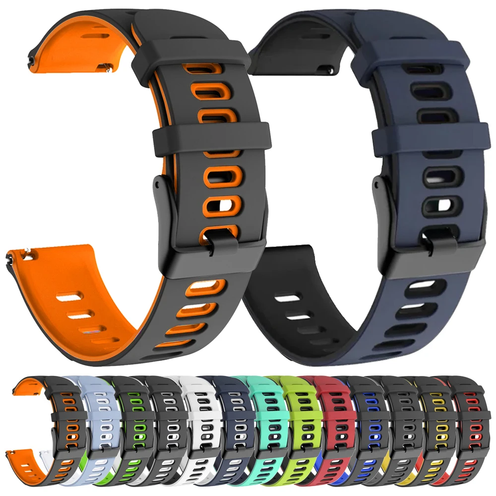 Für suunto vertikales/ozean sport armband 5 9 peak pro/dlc/race/3 fitness ersatz armband correa 20 22mm weiches gummiband Image