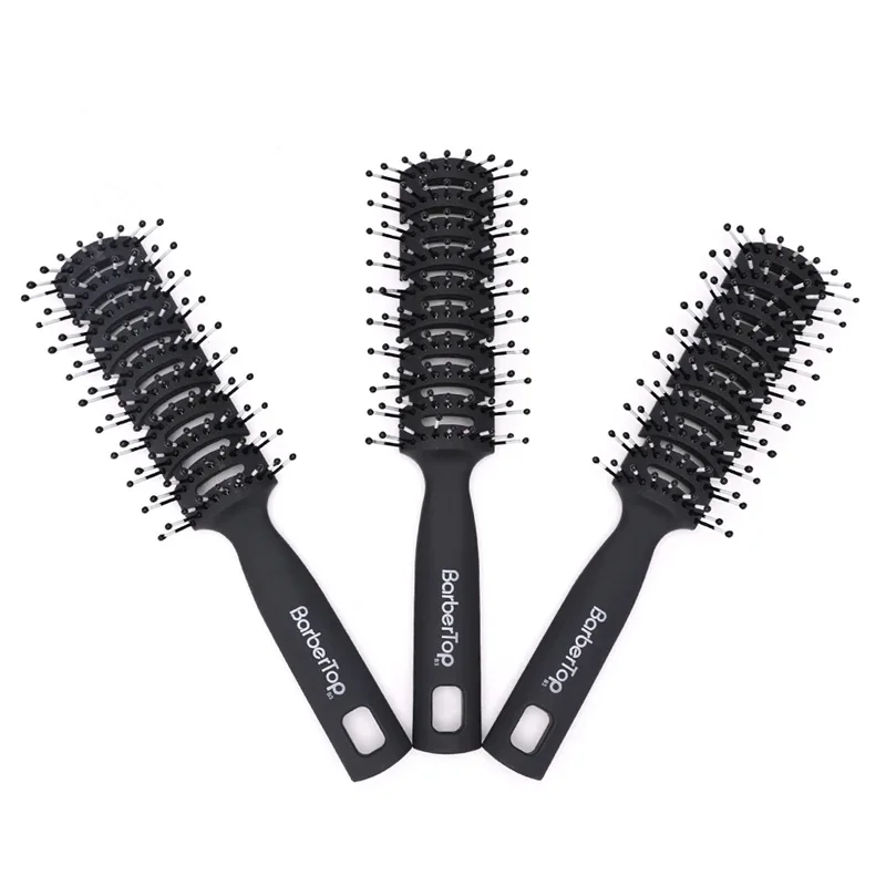 Professioneller Massagekamm für nasses Styling, lockiges Friseursalon, Friseurbürste zu Hause, Zubehör für Styling-Werkzeuge Image