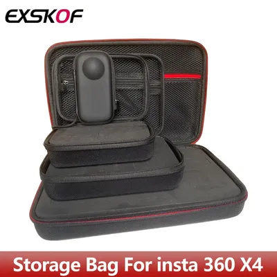 insta 360 X5/X4/X3 Storage Bag Protective Carrying Case Hard Shell Portable Box For Insta360 X5 X4 X3 Action Camera Accessories