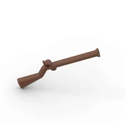 MOC 10PCS 2561 Pirate Flintlock Bausteine Teil Waffe Mini Gun Ziegel Montieren Partikel Spielzeug Image