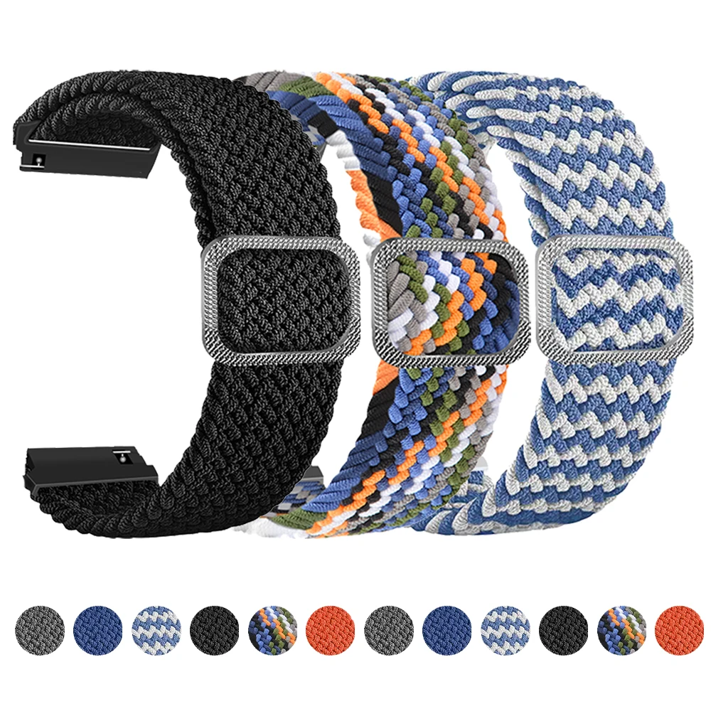 Geflochtenes Nylon-Schlaufenarmband für COLMI C81 C80 M40 M42 Band für COLMI P71 P73 P8 I30 Band 20 mm 22 mm Armband Ersatzarmband Image