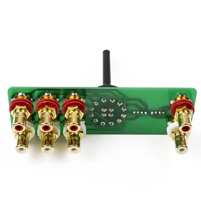 KYYSLB 3-Gang-Verstärkergehäuse Home Audio Input Selection Switch LORLIN-UK Reines Kupfer versilberte Quellenauswahlplatine Image