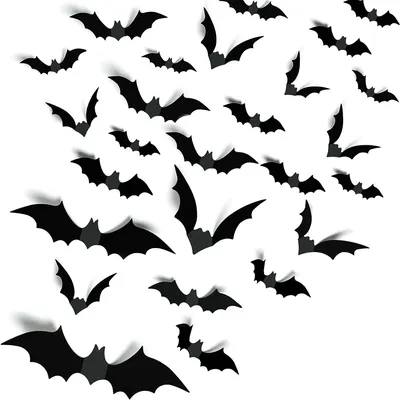 Halloween Dekorationen 3d schwarz PVC Fledermaus Halloween Party DIY Dekor Wanda uf kleber Bar Zimmer Halloween Party gruselige Dekor Party Supplie Image