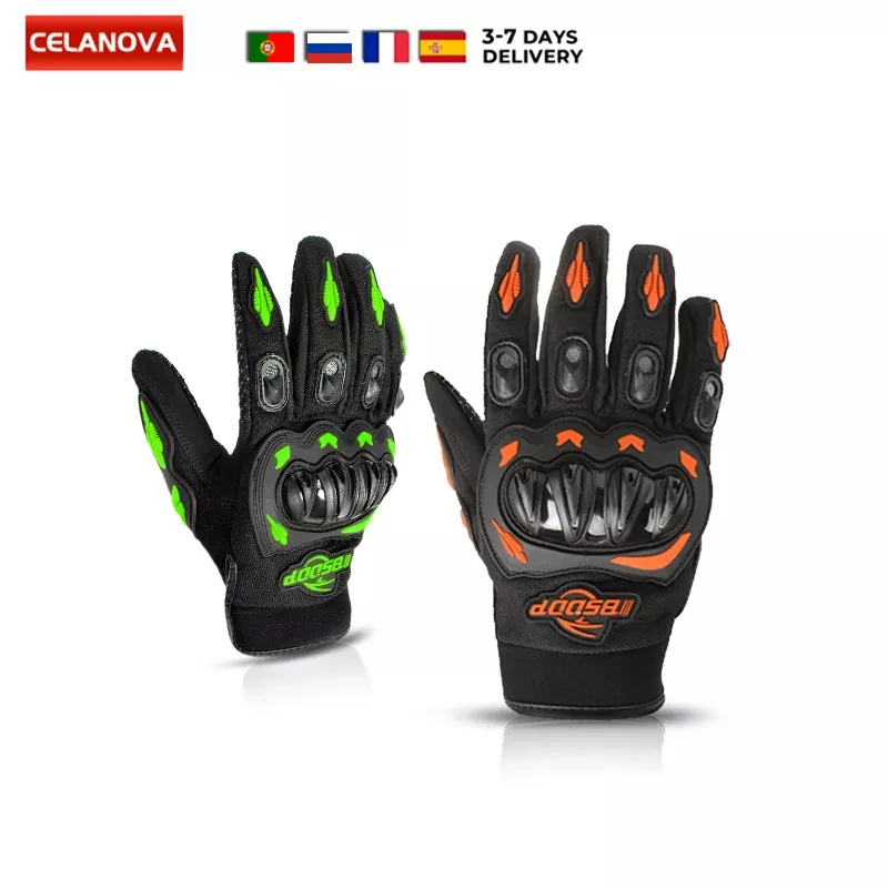 Motorradhandschuhe Herren Vollfinger Kreuz Outdoor Touchscreen Offroad-Motorradhandschuhe Mountainbike Elektro-Motorrad Image