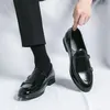 Mann Leder Schuhe Formale Mönch Schuhe Mann Business Büro Männlichen Casual Kleid Derby Schuhe