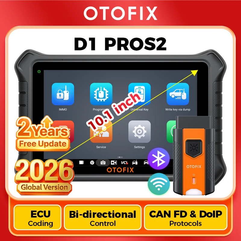 OTOFIX D1 PROS2-Diagnosescanner, ECU-Codierung, bidirektionale Steuerung, Diagnosetools, CANFD DoIP, 2. Jahre Update D1 PROS Image