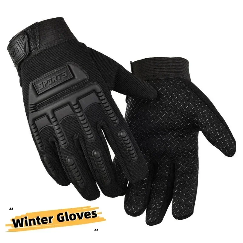 Motorrad Lange Finger Handschuhe Winddicht Wasserdichte Winter Handschuhe Männer Reiten Handschuhe Touchscreen Bike Moto Motocross Handschuhe Image