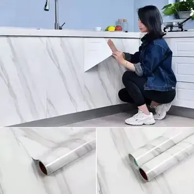 Tapeten aufkleber schälen und kleben 40cm selbst klebende Wandt apete Küche wasserdichte Wanda uf Image