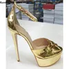 Rontic Heißer Handgemachte Frauen Plattform Sandalen Patent Leder Stiletto Heels Offene spitze Wunderschöne Gold Silber Partei Schuhe UNS Größe 5-20