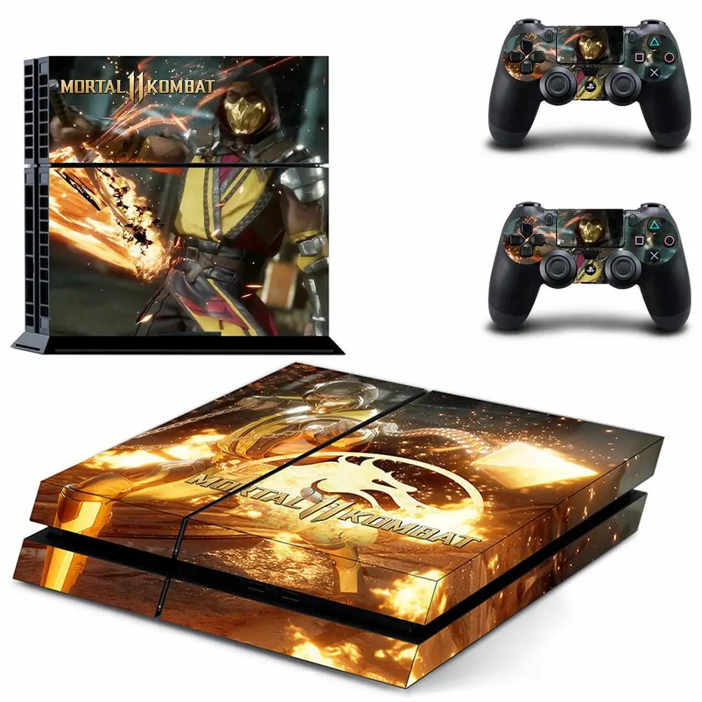 Mortal Kombat PS4 Aufkleber Skin Aufkleber Cover für PS4 Konsole & Controller Skins Vinyl Image