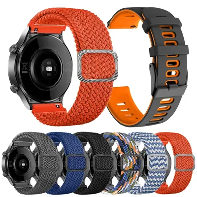 20mm 22mm geflochtene Nylons ch laufe für Tic watch Pro 3 Ultra Uhren armband GPS/lte für Tic watch GTX S2 E2 E3 GTH/GTW Armband Uhren armbänder