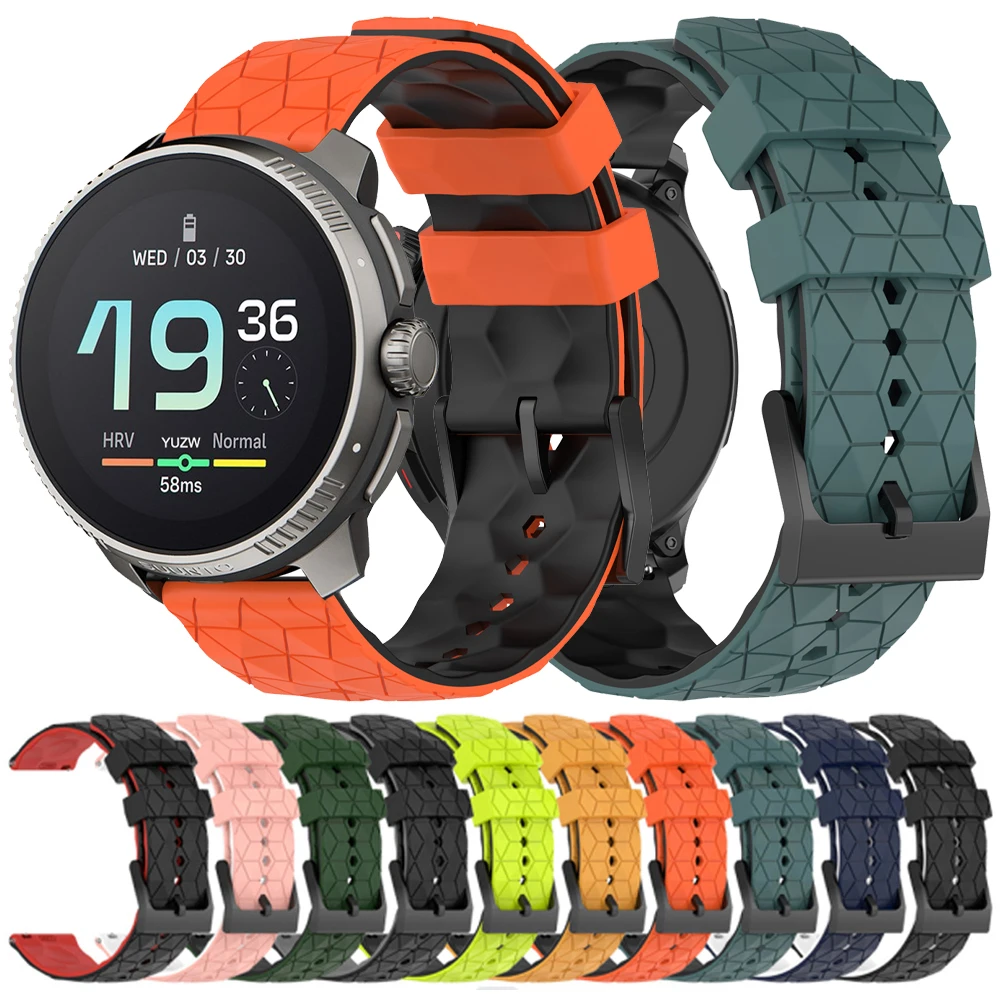 Für SUUNTO Ocean/VERTICAL Sportuhrenarmband für SUUNTO 5 9 PEAK PRO/DLC/RACE/3 Fitnessarmband 20 mm 22 mm weiches Gummiarmband Image