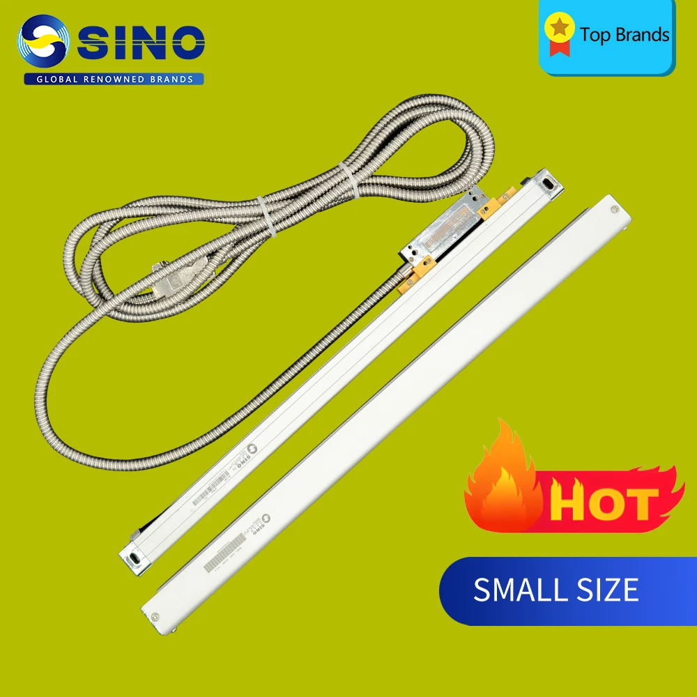 SINO Slim Linear Scale Original Optisches Gitterlineal KA-500 70 120 170 220 270 320 370 420 470 mm KA500 Kleiner linearer Enceder Image