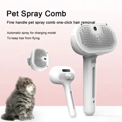 Pet Spray Kamm Haar entfernung Kamm Für Katze Hund Haar Ziehen Und Knoten Kamm Hundesalon Sauber Image