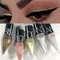 Diamant glänzende Lidschatten Eyeliner wasserdicht Glitzer Pailletten Eyeliner Lidschatten Make-up Schönheit Kosmetik Silber Rose Gold Farbe