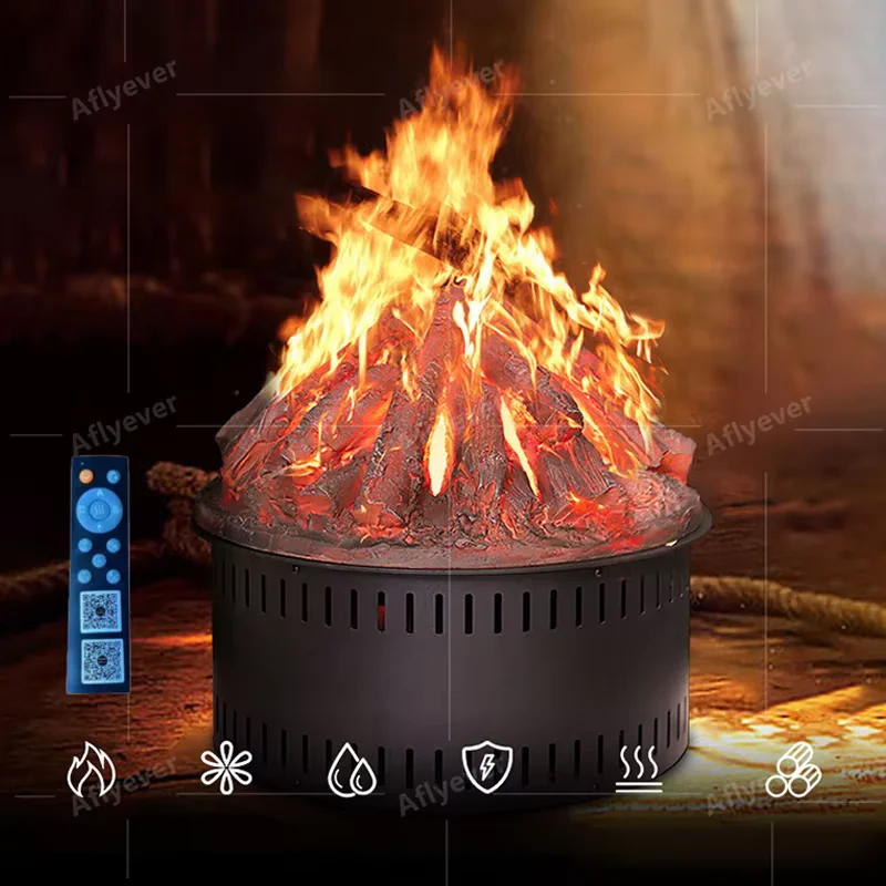 Home elektronische Kamin Kern Simulation Lagerfeuer Becken falsche Flamme Landschaft führte Dekoration Dampf Zerstäubung Kamin Image