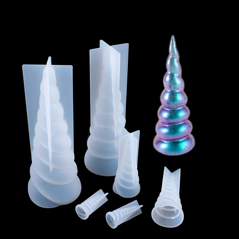 Einhorn Horn Silikonform Silikonharzform Fondant Kuchen Dekorieren Werkzeuge Image