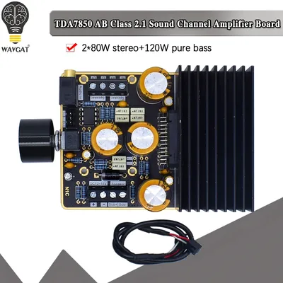 Offizielle TDA7850 Subwoofer Digitale Verstärker Audio Board 2*80W + 120W Stereo Klasse AB Image