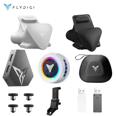 Flydigi Original zubehör Apex Ladestation, Telefon kühler, Daumens tifte, Aufbewahrung tasche, Image