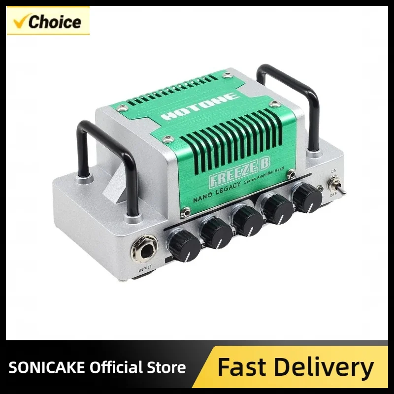 HOTONE Freeze B High Gain Gitarrenverstärkerkopf im britischen Stil, 5 Watt Klasse AB-Verstärker mit CAB-SIM-Telefonen/Leitungsausgang NLA-8 Image