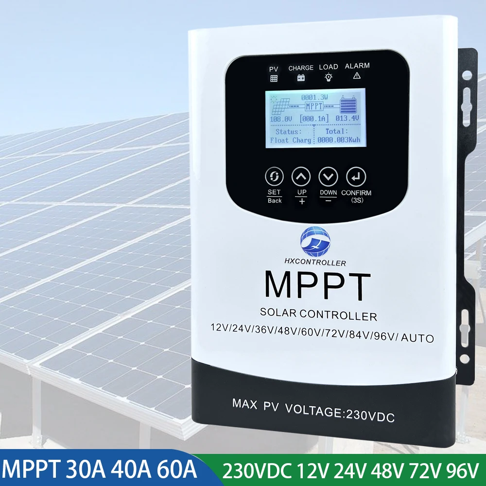 Mppt Solar laderegler 12V 24V 48V 60V 72V 96V 30a 40a 60a 80a Solar panel System Controller Regler Schiff aus Brasilien EU Image