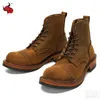 Männer der Motorrad Stiefel Freizeit Schuhe Werkzeug Stiefel Vintage Knöchel Hohe Männlichen Retro Casual Rindsleder Workwear Stiefel EU 39-44