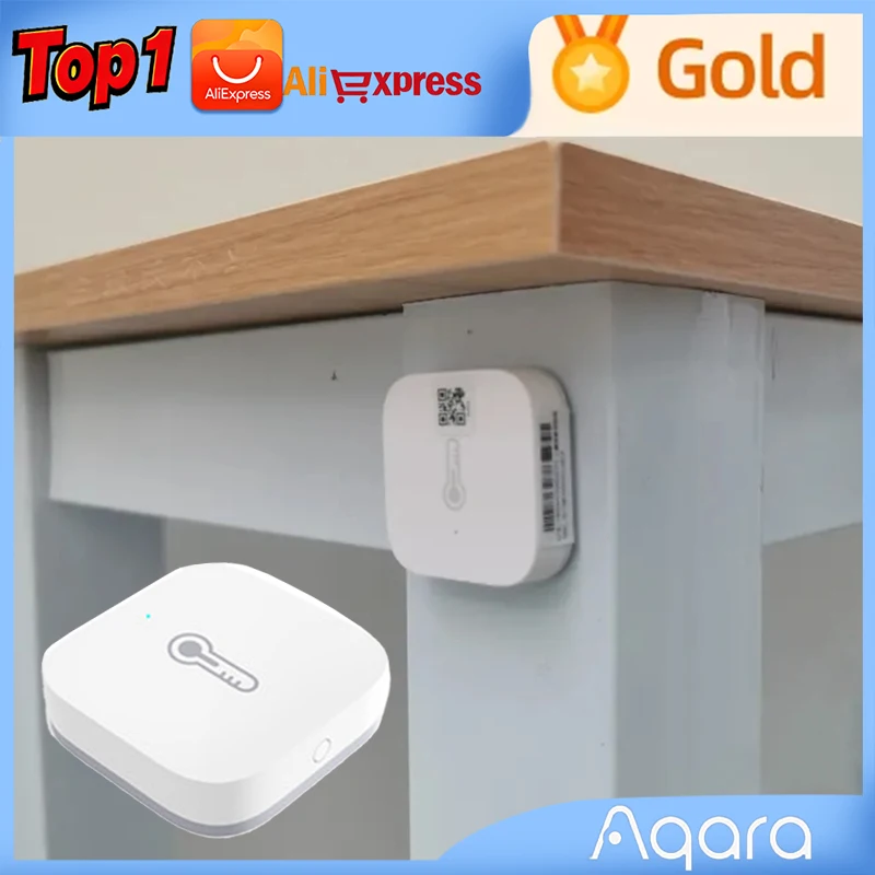 Aqara Temperatur sensor Smart Luftdruck Luft feuchtigkeit Umgebung Smart Control ZigBee-Verbindung für Xiaomi Mi Home Homekit App Image
