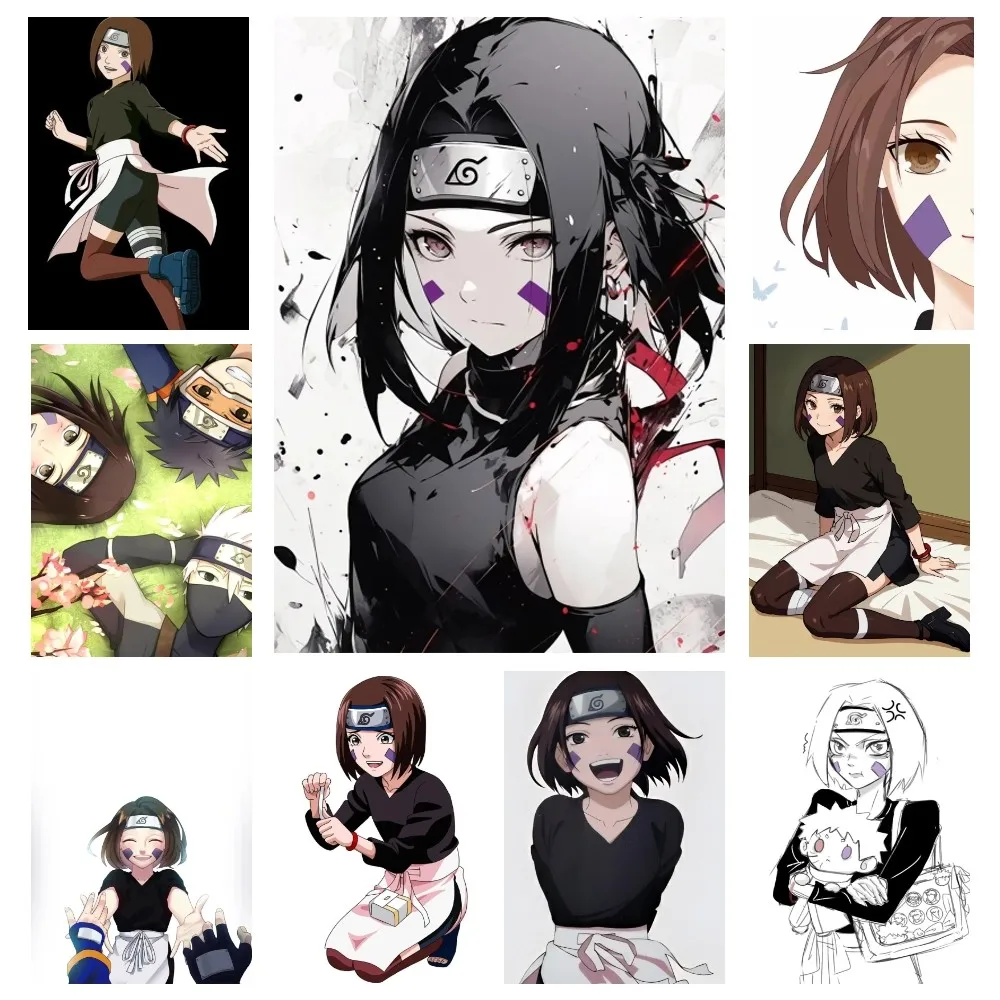 1pc NARUTO Nohara Rin Poster Wand Kunst Wohnkultur Zimmer Dekor Digitale Malerei Wohnzimmer Restaurant Küche Kunst Image