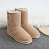 Neue Natürliche Pelz Innen 2025, Neue Echtes Rindsleder Schnee Stiefel Schuhe Frauen Wasserdichte Stiefel Warme Winter Stiefel Frauen Schuhe