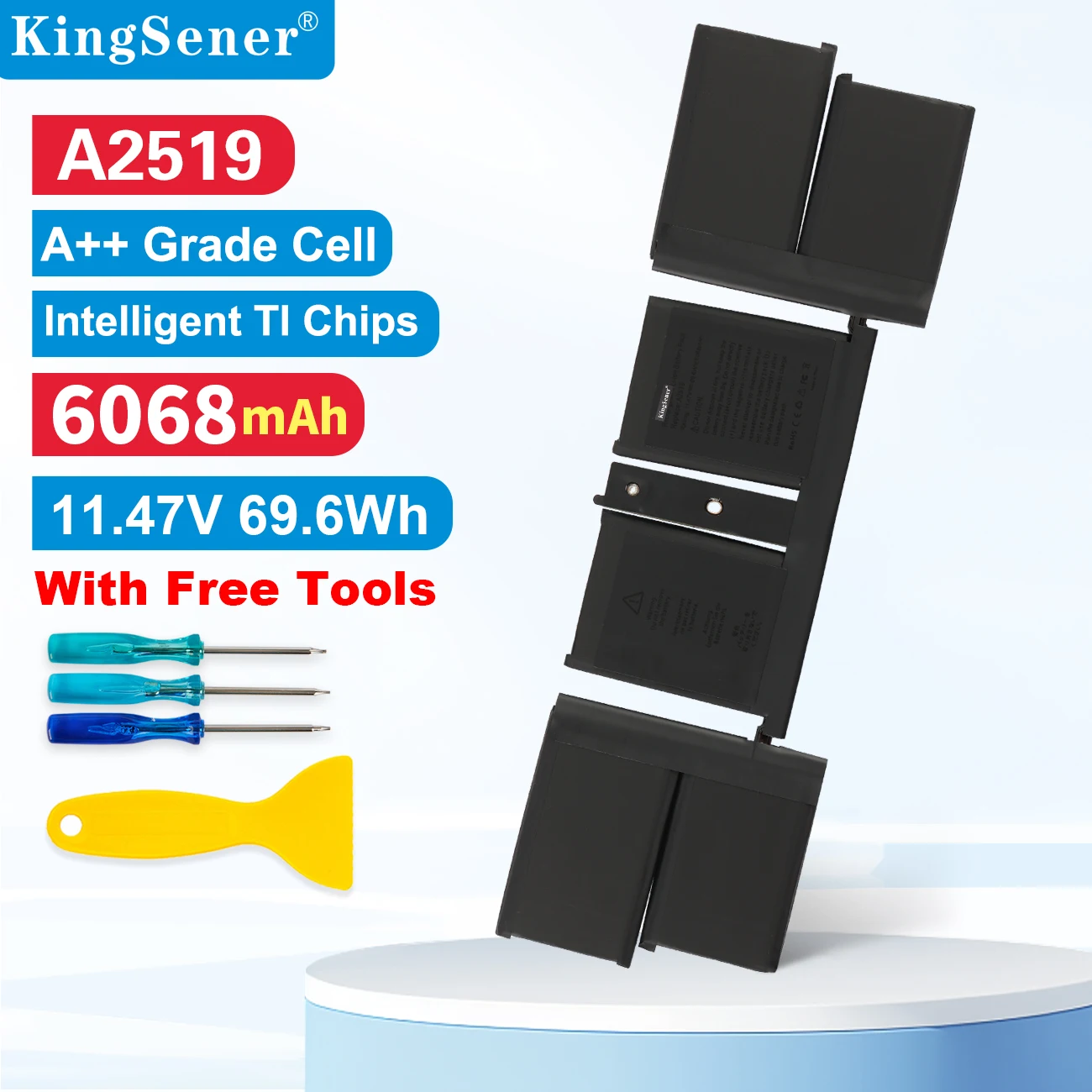KingSener A2519 Laptop-Akku für Apple MacBook Pro 14 Zoll Notebook Smart A2442 M1 Retina MKGT3LL/A MKGR3LL 2021 Jahr