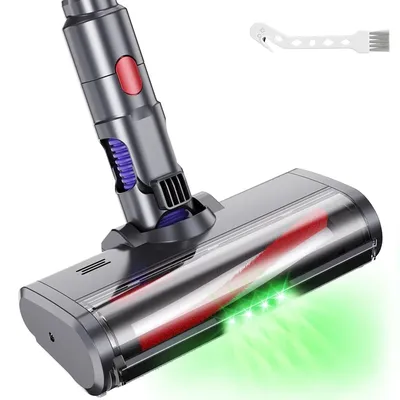 Boden bürste Turbinen bürsten kopf für Dyson v7 v8 v10 v11 v15, Ersatzteile mit 4 LED-Leuchten für Image