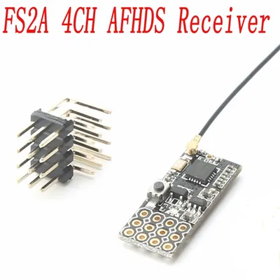 FS2A 4CH AFHDS 2A Mini Compatible Receiver PWM Output for Flysky i6 i6X i6S / FS-i6 FS-i6X FS-i6S