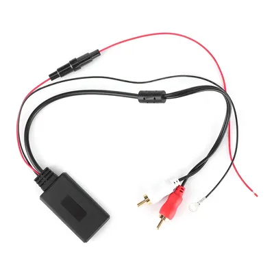 Universal Bluetooth AUX Receiver Module 2 RCA AUX‑IN Adapter for Car Audio