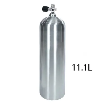 TUDIVING 4500PSI 11.1L Scuba Diving Cylinders Support One hour Reusable Oxygen Tank Diving Equipment