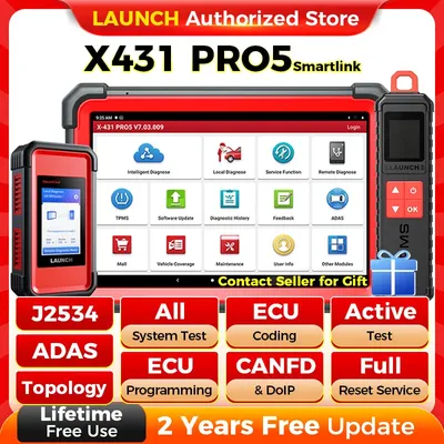 NEW Launch X431 PRO 5 PRO5 Car Diagnostic Tools J2534 Programming Auto OBD2 Scanner Diagnosis Automotive Tool pk X-431 V+