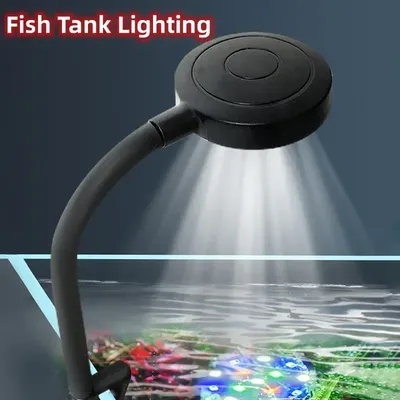 USB Aquarium Light 3W 5V LED Waterproof Fish Tank Lighting Underwater Fish Lamp Aquariums Decor