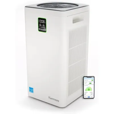 Air Purifier, Up To 2300 Sq.Foot, 24db SilentClean 3-Stage HEPA Filtration System, 5 Speeds For