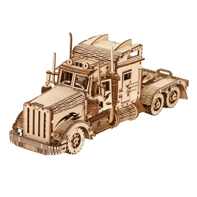 truck Model DIY 3D Wooden Puzzle Building Block Kits Assembly Toy Birthday Gift For Kids Adult Home