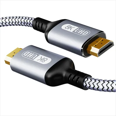 Vothoon 8K Cable 2.1 120Hz 4K HDMI-compatible Cable 8K Ultra High Speed HDR eARC for HDTV XBox Projector PS5
